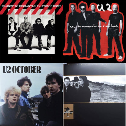 How To Dismantle An Atomic Bomb (20Th Anniversary) (2LP/180G) & How To Re-Assemble An Atomic Bomb (Red/Black Marble LP Vinyl) & October & Joshua Tree