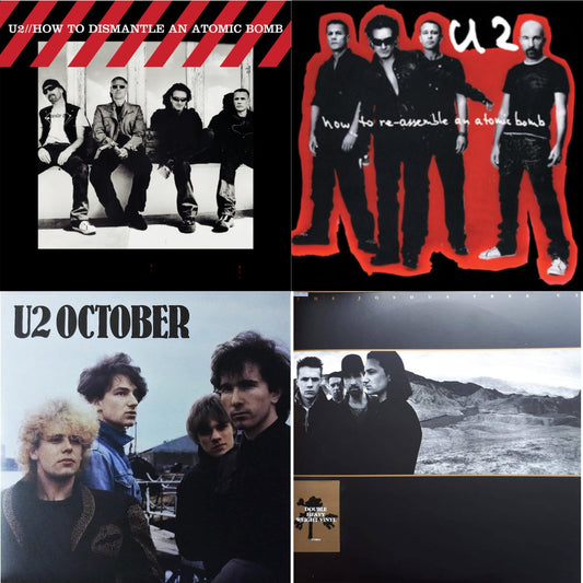 How To Dismantle An Atomic Bomb (20Th Anniversary) (2LP/180G) & How To Re-Assemble An Atomic Bomb (Red/Black Marble LP Vinyl) & October & Joshua Tree