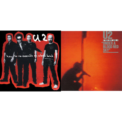 How To Re-Assemble An Atomic Bomb (Red/Black Marble LP Vinyl) & Under A Blood Red Sky
