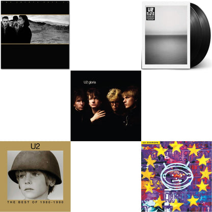 Gloria (40Th Anniversary/180G/Transparent Yellow LP Vinyl) & Zooropa (Transparent Yellow/2LP) & Joshua Tree & No Line On The Horizon (2 LP) & Best Of 1980-1990 (180G/2 LP)