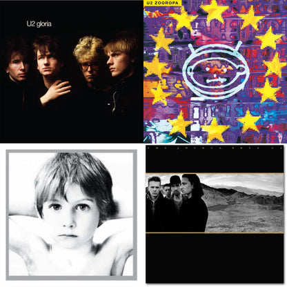 Gloria (40Th Anniversary/180G/Transparent Yellow LP Vinyl) & Zooropa (Transparent Yellow/2LP) & Boy & Joshua Tree