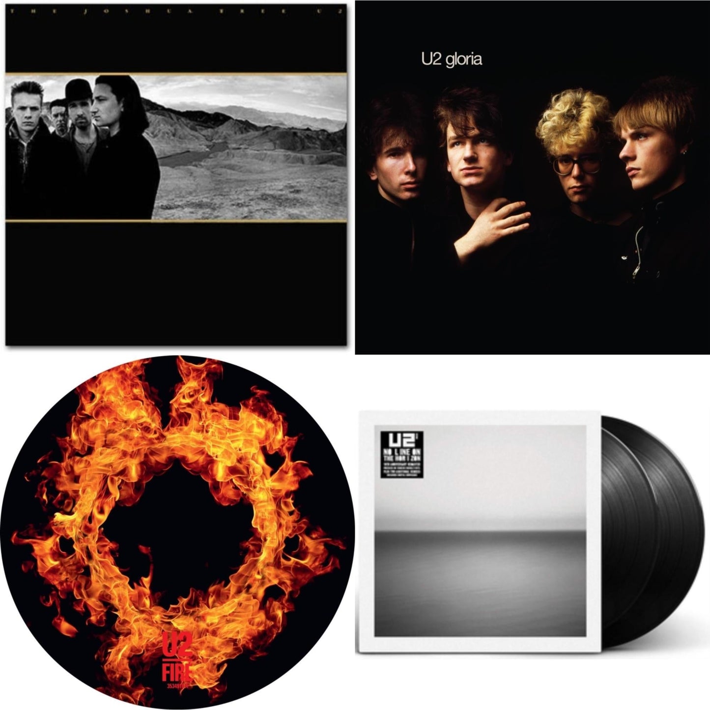 This is a 4 LP Vinyl SKU bundle.
1.This LP Vinyl is brand new.Format: LP VinylMusic Style: Pop RockThis item's title is: Fire (40Th Anniversary Edition/Picture Disc)Artist: U2Label: ISLANDBarcode: 602435349169Release Date: 6/12/2021
2.This LP Vinyl is brand new.