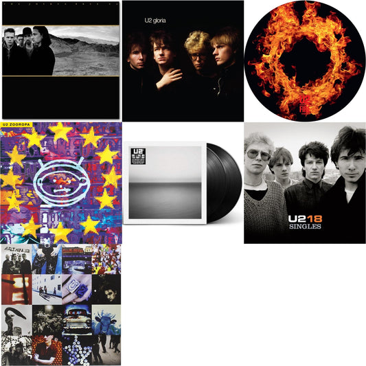Fire (40Th Anniversary Edition/Picture Disc) & Gloria (40Th Anniversary/180G/Transparent Yellow LP Vinyl) & Zooropa (Transparent Yellow/2LP) & U218 Singles & Joshua Tree & Achtung Baby (180G/2 LP) & No Line On The Horizon (2 LP)