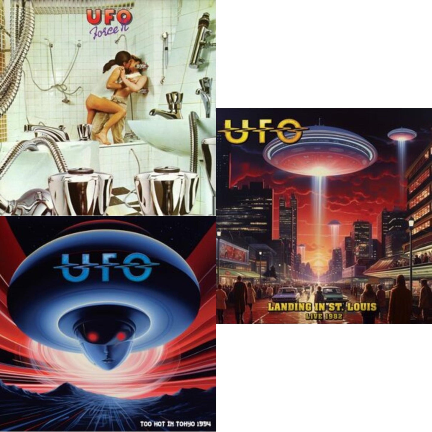 Force It (Deluxe Edition) & Too Hot In Tokyo (Red Vinyl/2LP) & Landing In St. Louis - Live 1982 (Gold Vinyl/2LP)