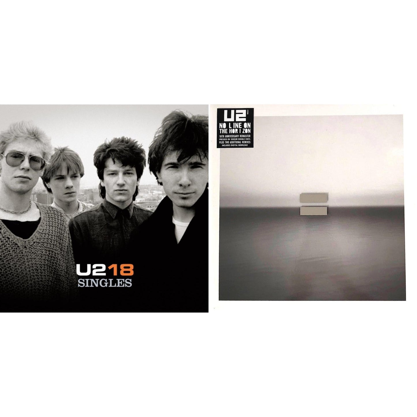 U218 Singles & No Line On The Horizon (2 LP)