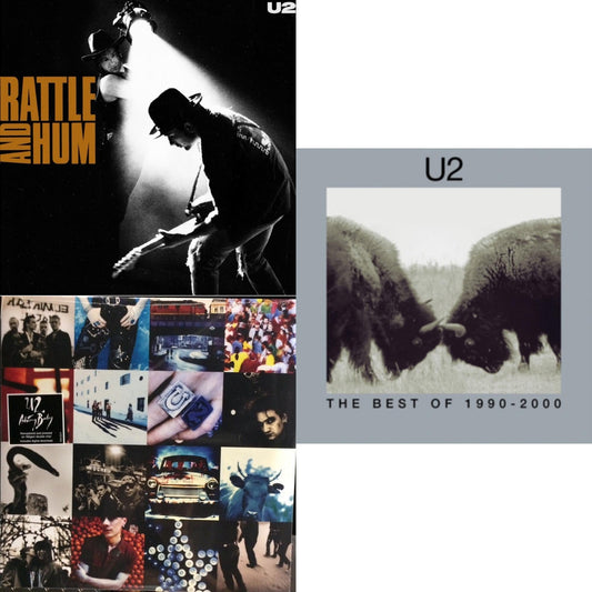 Rattle & Hum & Achtung Baby (180G/2 LP) & Best Of 1990-2000 (2LP)