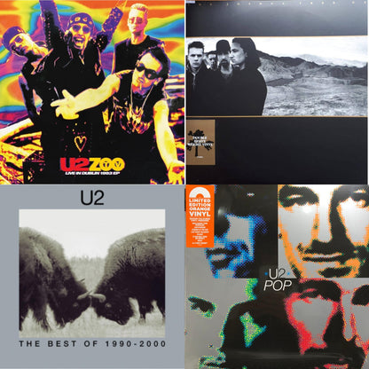 Zoo Tv: Live In Dublin 1993 (Ep) & Joshua Tree & Best Of 1990-2000 (2LP) & Pop (2LP/Orange)