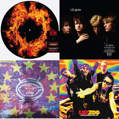 Fire (40Th Anniversary Edition/Picture Disc) & Gloria (40Th Anniversary/180G/Transparent Yellow LP Vinyl) & Zooropa (Transparent Yellow/2LP) & Zoo Tv: Live In Dublin 1993 (Ep)