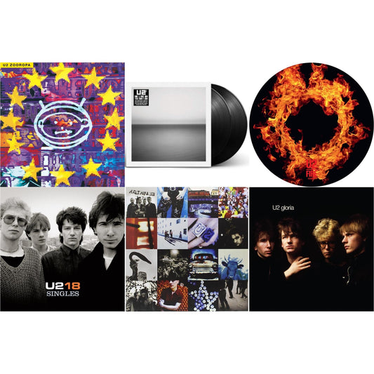 Fire (40Th Anniversary Edition/Picture Disc) & Gloria (40Th Anniversary/180G/Transparent Yellow LP Vinyl) & Zooropa (Transparent Yellow/2LP) & U218 Singles & Achtung Baby (180G/2 LP) & No Line On The Horizon (2 LP)
