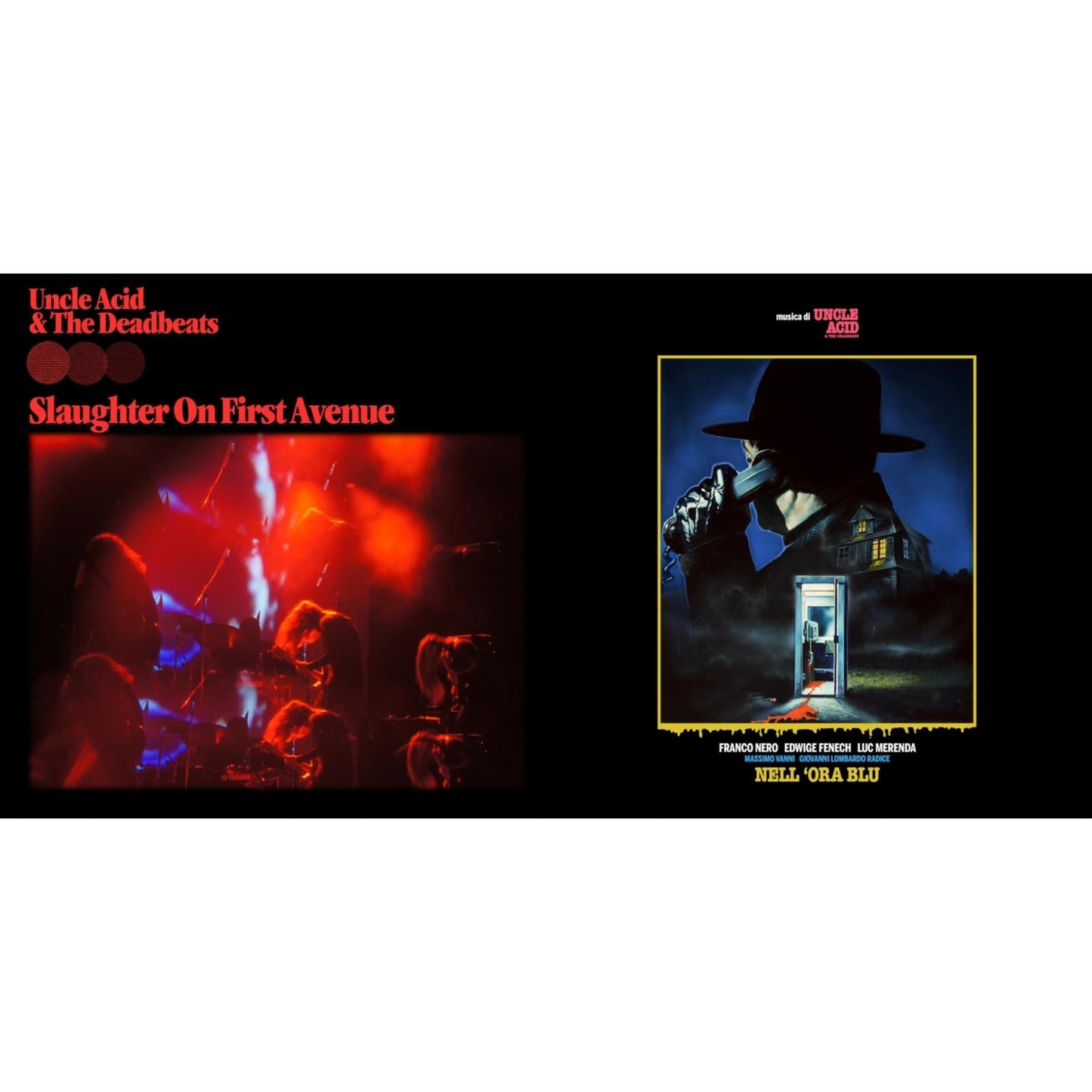 This is a 2 LP Vinyl SKU bundle.
1.This LP Vinyl is brand new.Format: LP VinylMusic Style: Psychedelic RockThis item's title is: Slaughter On First Avenue (2LP)Artist: Uncle Acid & The DeadbeatsLabel: RISE ABOVEBarcode: 803341578685Release Date: 8/11/2023
2.