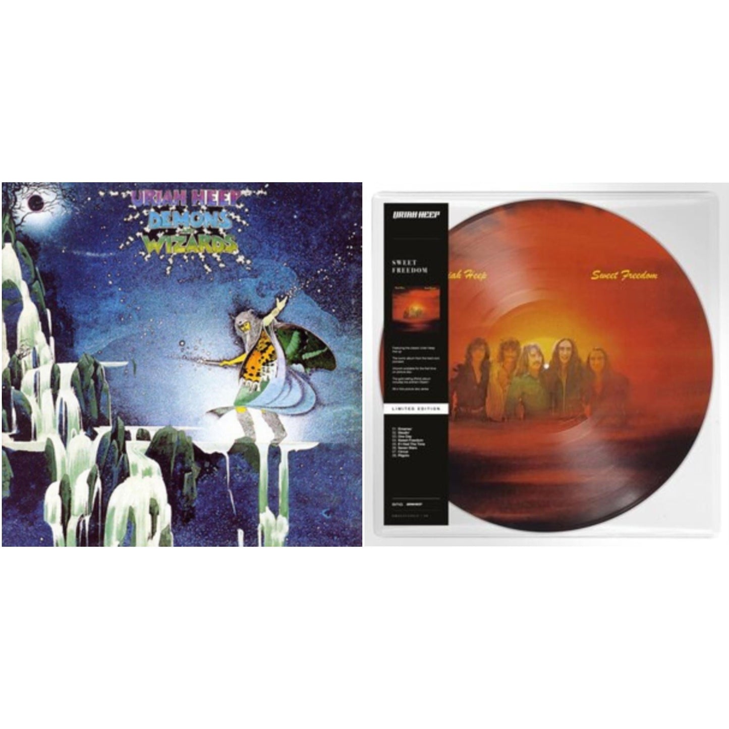 This is a 2 LP Vinyl SKU bundle.
1.This LP Vinyl is brand new.Format: LP VinylMusic Style: Prog RockThis item's title is: Demons & WizardsArtist: Uriah HeepLabel: SANCTUARY RECORDSBarcode: 4050538391398Release Date: 11/30/2018
2.This LP Vinyl is brand new.