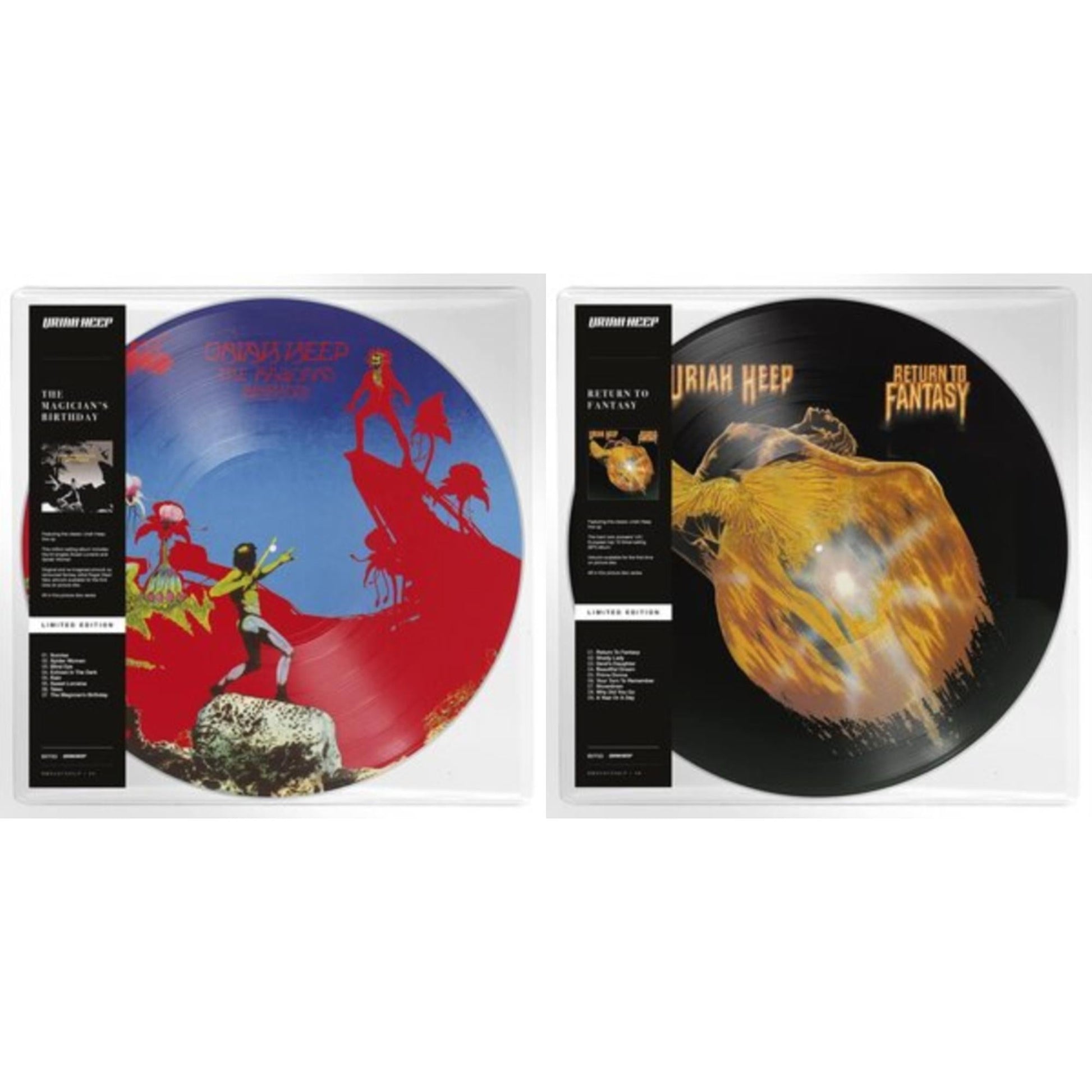 This is a 2 LP Vinyl SKU bundle.
1.This LP Vinyl is brand new.Format: LP VinylMusic Style: Hard RockThis item's title is: Magician's BirthdayArtist: Uriah HeepLabel: SANCTUARY RECORDSBarcode: 4050538689822Release Date: 2/25/2022
2.This LP Vinyl is brand new.