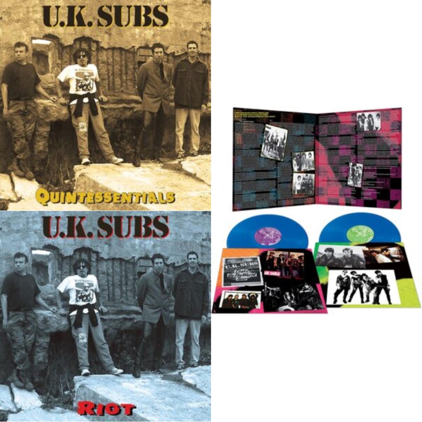 Endangered Species (Translucent Blue LP Vinyl) & Quintessentials (Yellow/Black Splatter LP Vinyl) & Riot (Marble LP Vinyl)