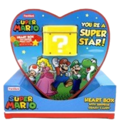 Super Mario Heart Box w/ Mystery Tin - Display (5)
