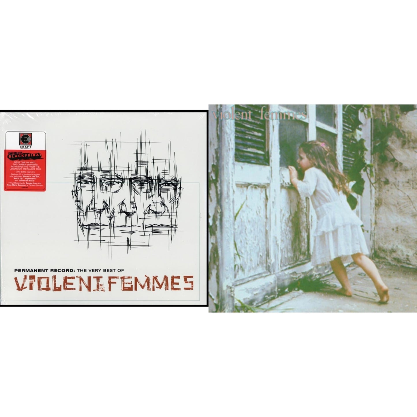 Permanent Record: The Very Best Of Violent Femmes (Coke Bottle Clear Vinyl/2LP) & Violent Femmes (Deluxe) (3LP/7 Inch)