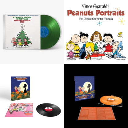 Charlie Brown Christmas (Green LP Vinyl) & Peanuts Portraits & It's The Great Pumpkin, Charlie Brown (45RPM) & It's The Great Pumpkin, Charlie Brown (Translucent Orange Pumpkin Shaped 33 1/3RPM LP Vinyl)