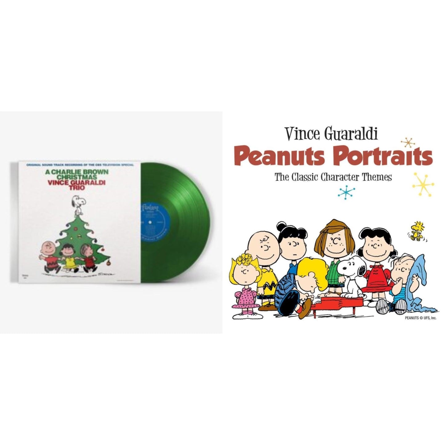 Charlie Brown Christmas (Green LP Vinyl) & Peanuts Portraits