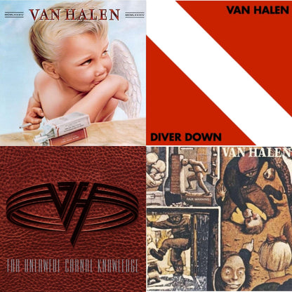 Fair Warning & Diver Down & 1984 & For Unlawful Carnal Knowledge (2LP/Blu-Ray/2CD)