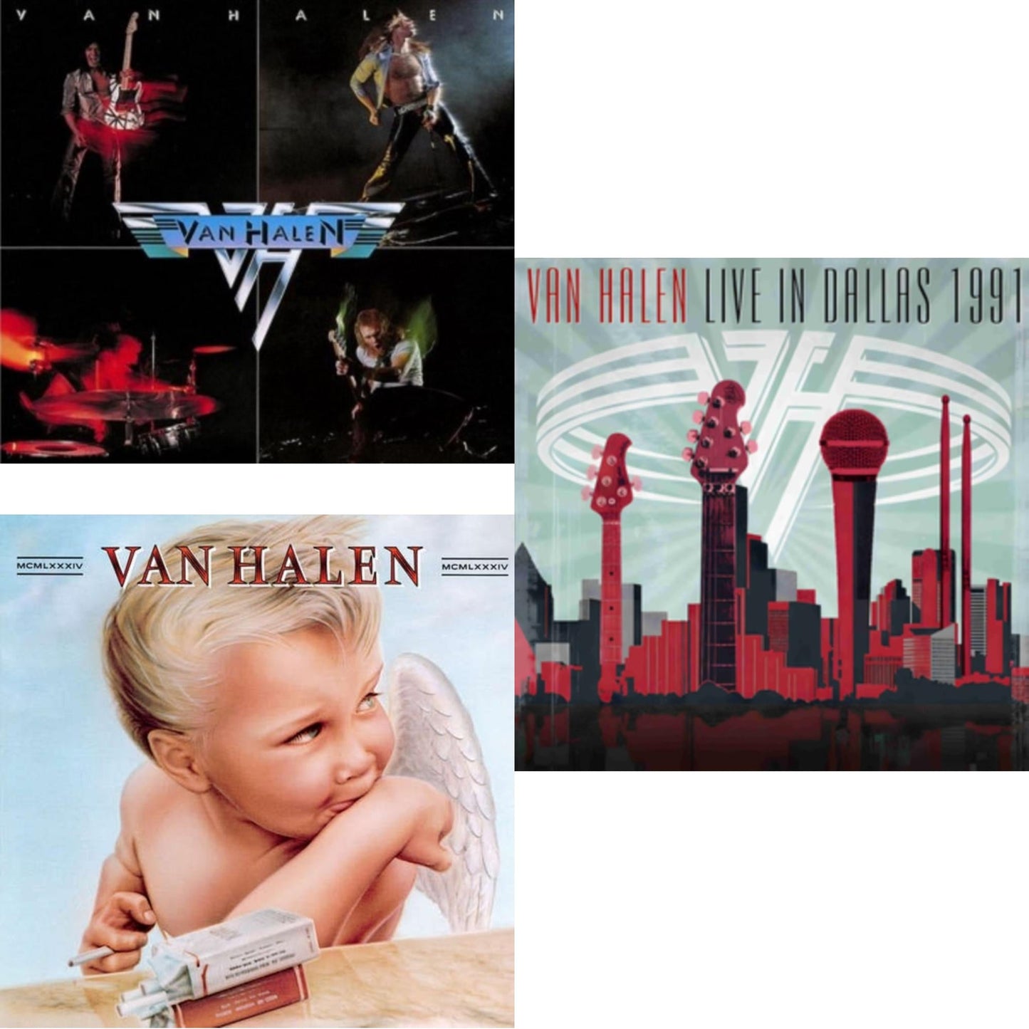 Van Halen (Digitally Remastered) & 1984 & Live In Dallas 1991 (X) (2LP)