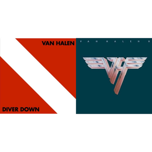 This is a 2 LP Vinyl SKU bundle.
1.This LP Vinyl is brand new.Format: LP VinylMusic Style: Hard RockThis item's title is: Van Halen Ii (180G/Remastered)Artist: Van HalenLabel: RHINO/WARNER BROS.Barcode: 081227954932Release Date: 7/10/2015
2.This LP Vinyl is brand new.