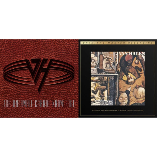 For Unlawful Carnal Knowledge (2LP/Blu-Ray/2CD) & Fair Warning (2LP/180G/45RPM Supervinyl Ultradisc One-Step/Original Masters/Limited/Numbered)