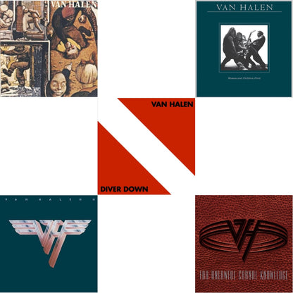 Van Halen Ii (180G/Remastered) & Women & Children First & Fair Warning & Diver Down & For Unlawful Carnal Knowledge (2LP/Blu-Ray/2CD)