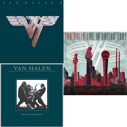 Van Halen Ii (180G/Remastered) & Women & Children First & Live In Dallas 1991 (X) (2LP)