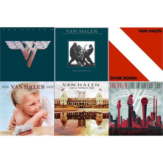 Van Halen Ii (180G/Remastered) & Women & Children First & Diver Down & 1984 & Live At Wembley & Live In Dallas 1991 (X) (2LP)