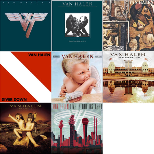 Van Halen Ii (180G/Remastered) & Women & Children First & Fair Warning & Diver Down & 1984 & Live At Wembley & Balance (Expanded Edition) (2LP) & Live In Dallas 1991 (X) (2LP)