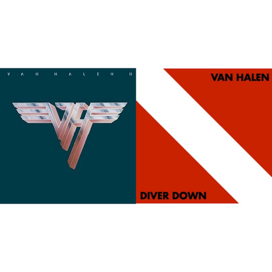 This is a 2 LP Vinyl SKU bundle.
1.This LP Vinyl is brand new.Format: LP VinylMusic Style: Hard RockThis item's title is: Van Halen Ii (180G/Remastered)Artist: Van HalenLabel: RHINO/WARNER BROS.Barcode: 081227954932Release Date: 7/10/2015
2.This LP Vinyl is brand new.
