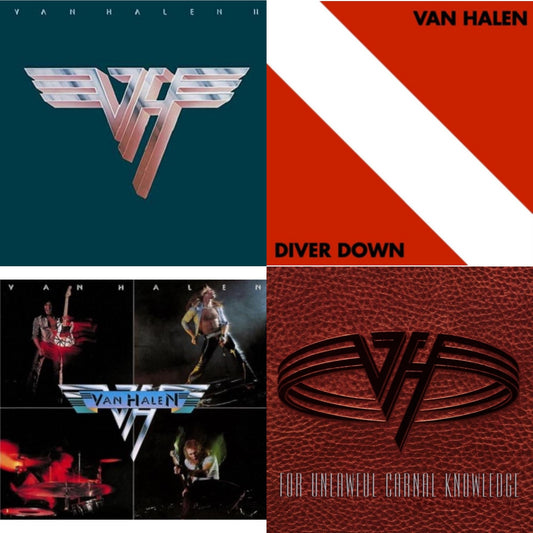 Van Halen Ii (180G/Remastered) & Diver Down & Van Halen (Digitally Remastered) & For Unlawful Carnal Knowledge (2LP/Blu-Ray/2CD)