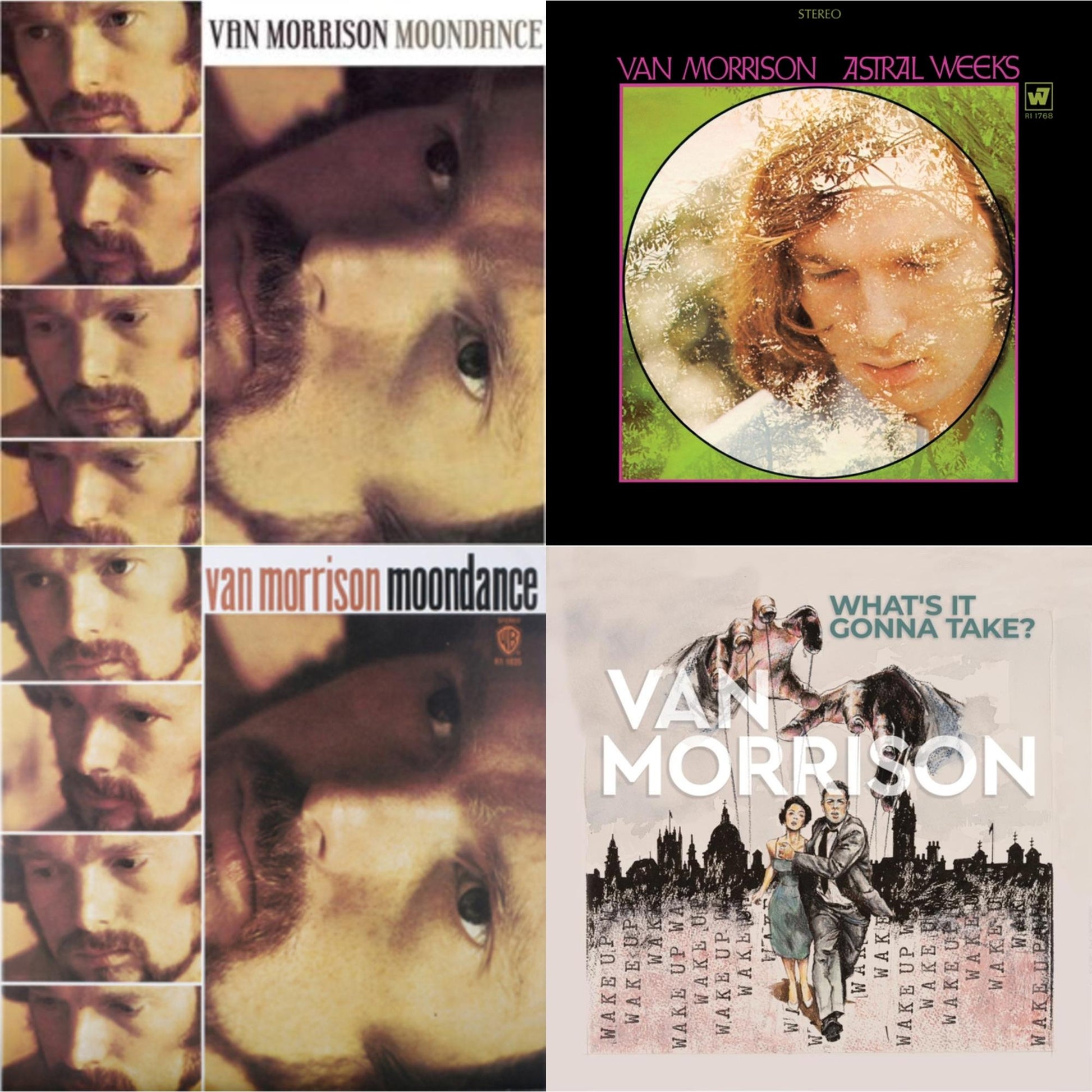 This is a 4 LP Vinyl SKU bundle.
1.This LP Vinyl is brand new.Format: LP VinylThis item's title is: Moondance (Deluxe/3LP)Artist: Van MorrisonBarcode: 081227820992Release Date: 12/1/2023
2.This LP Vinyl is brand new.