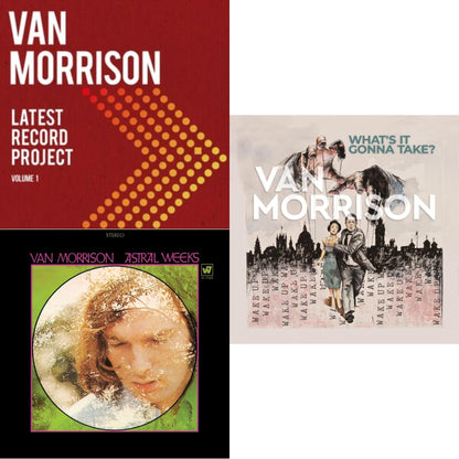 This is a 3 LP Vinyl SKU bundle.
1.This LP Vinyl is brand new.Format: LP VinylMusic Style: Classic RockThis item's title is: Astral Weeks (Olive LP Vinyl) (Rocktober)Artist: Van MorrisonLabel: Warner RecordsBarcode: 081227827304Release Date: 10/6/2023
2.This LP Vinyl is brand new.