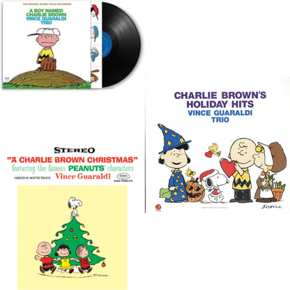 This is a 3 LP Vinyl SKU bundle.
1.This LP Vinyl is brand new.Format: LP VinylMusic Style: Contemporary JazzThis item's title is: Boy Named Charlie BrownArtist: Vince Trio GuaraldiLabel: CRAFT RECORDINGSBarcode: 888072241855Release Date: 8/20/2021
2.This LP Vinyl is brand new.