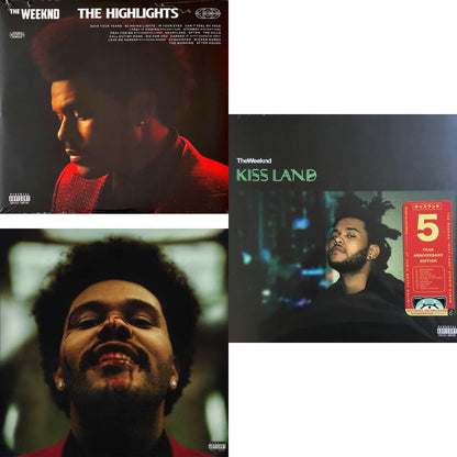 Highlights (2LP) & After Hours (X) (2LP/Clear W/ Red Splatter Vinyl) & Kiss Land (2LP/Seaglass Vinyl)