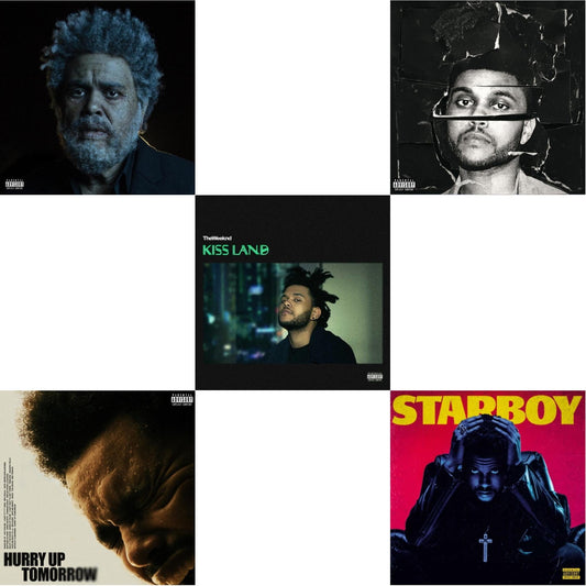 Dawn Fm (X) & Hurry Up Tomorrow (X) (Ost) (2CD) & Kiss Land & Beauty Behind The Madness (X) & Starboy (Ex)