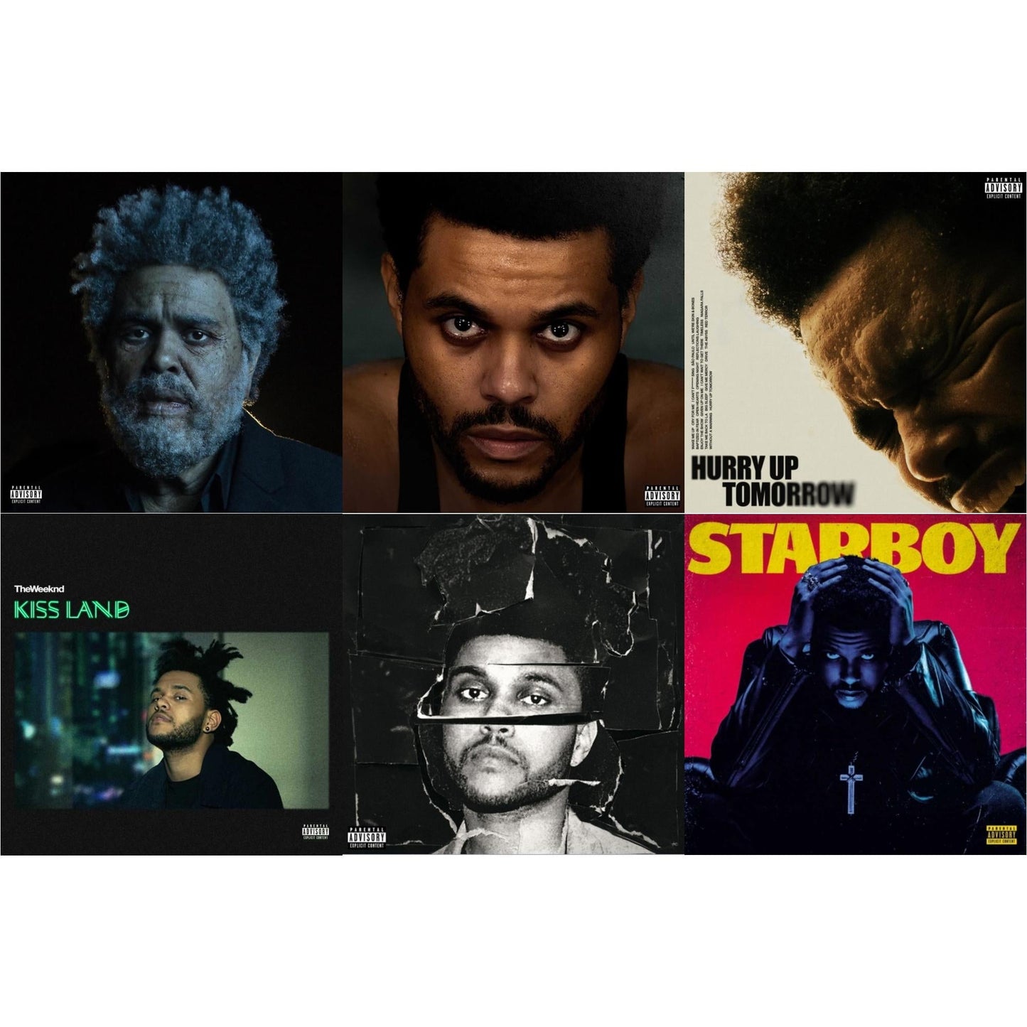 Dawn Fm (X) & Hurry Up Tomorrow (X) & Hurry Up Tomorrow (X) (Ost) (2CD) & Kiss Land & Beauty Behind The Madness (X) & Starboy (Ex)