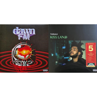 Dawn Fm (Version 2) (Translucent Silver LP Vinyl) & Kiss Land (2LP/Seaglass Vinyl)
