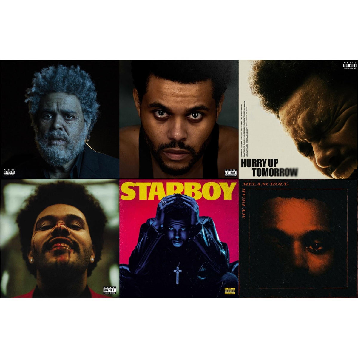 Dawn Fm (X) & Hurry Up Tomorrow (X) & Hurry Up Tomorrow (X) (Ost) (2CD) & After Hours (X) & Starboy (Ex) & My Dear Melancholy