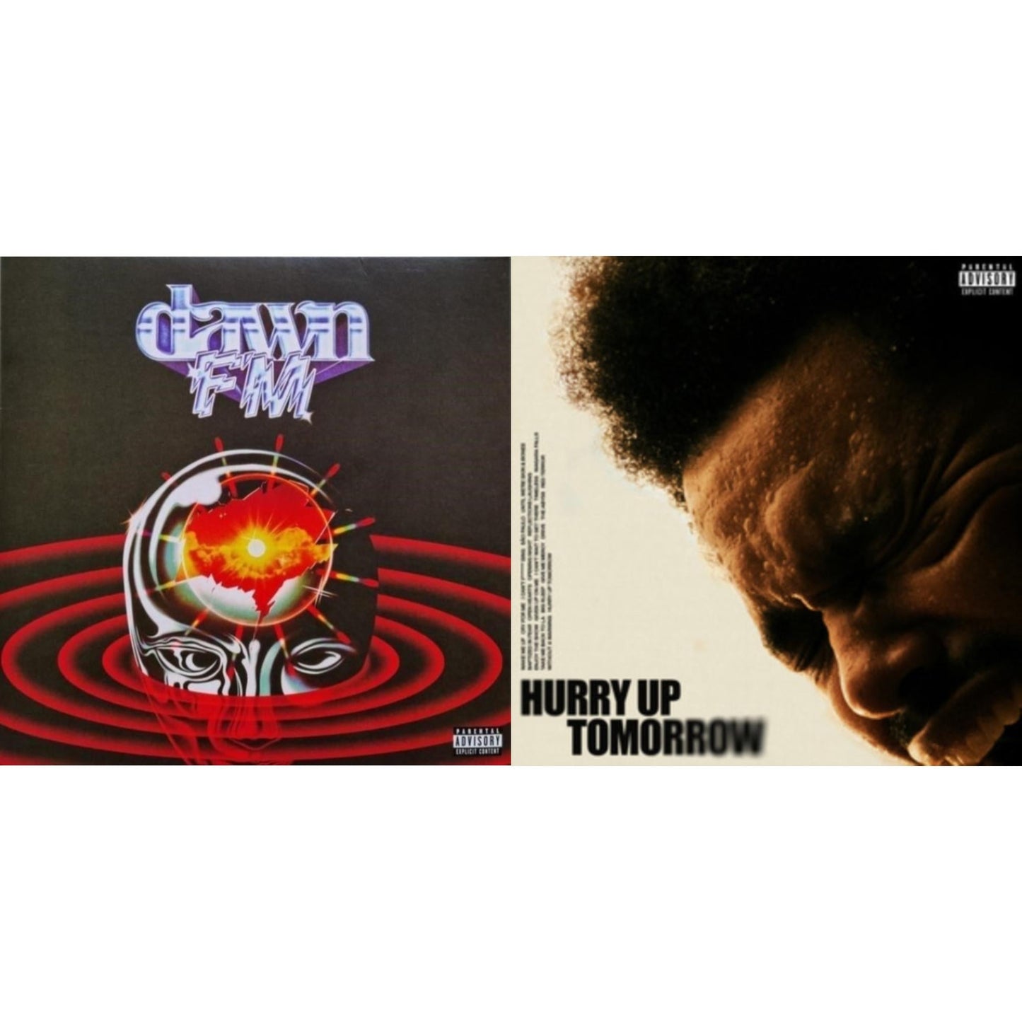 Dawn Fm (Version 2) (Translucent Silver LP Vinyl) & Hurry Up Tomorrow (X) (Complete Edition) (2LP)