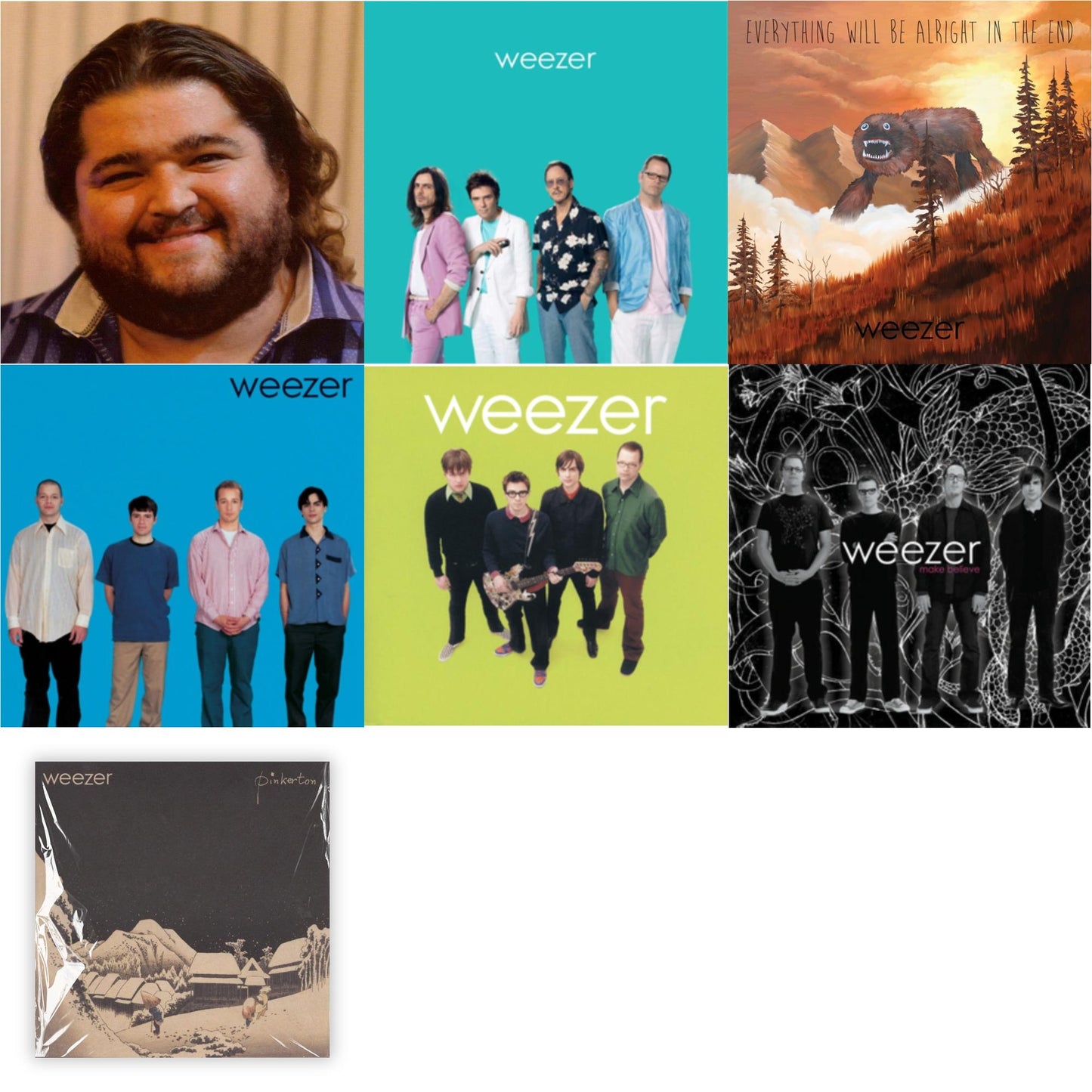Hurley & Weezer: Teal Album & Everything Will Be Alright In The End & Weezer (Blue Album) & Weezer (Green Album) & Make Believe & Weezer (Red Album)