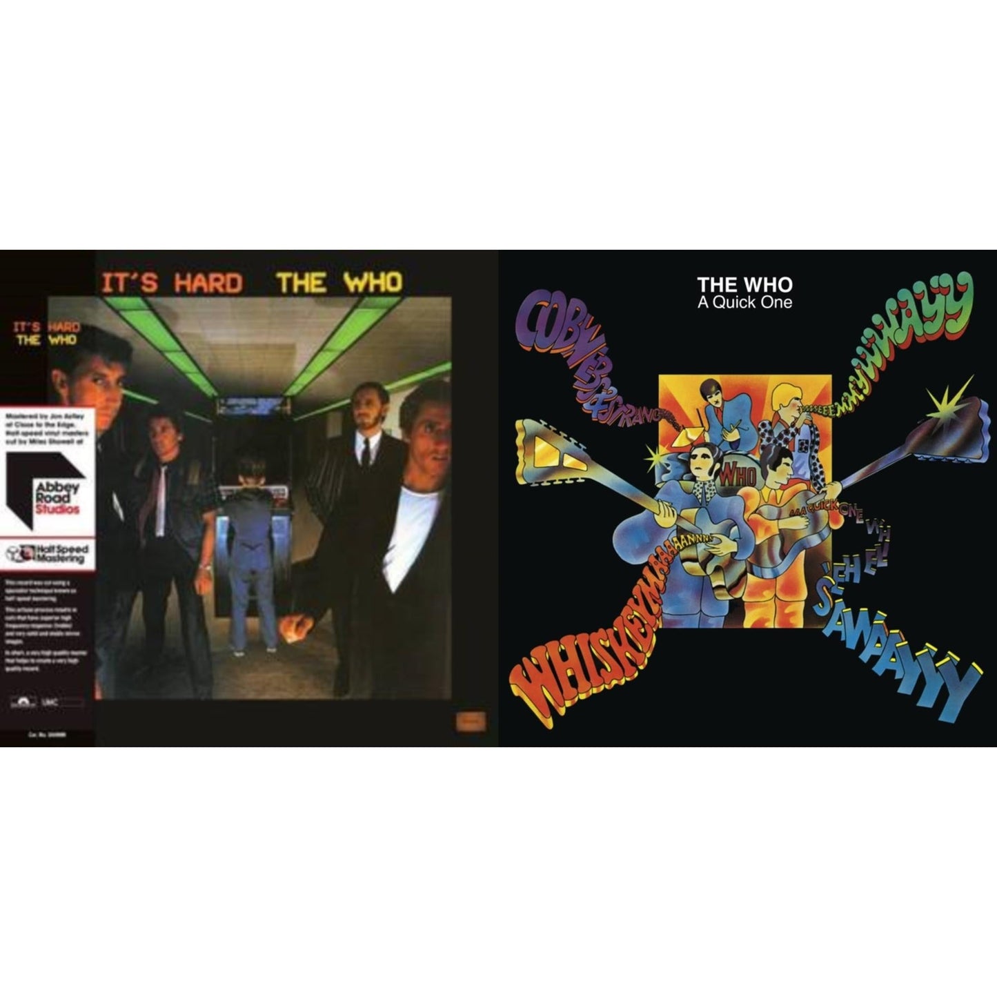 This is a 2 LP Vinyl SKU bundle.
1.This LP Vinyl is brand new.Format: LP VinylMusic Style: Pop RockThis item's title is: Quick One (Half-Speed Master)Artist: WhoLabel: GEFFENBarcode: 602435599823Release Date: 5/6/2022
2.This LP Vinyl is brand new.