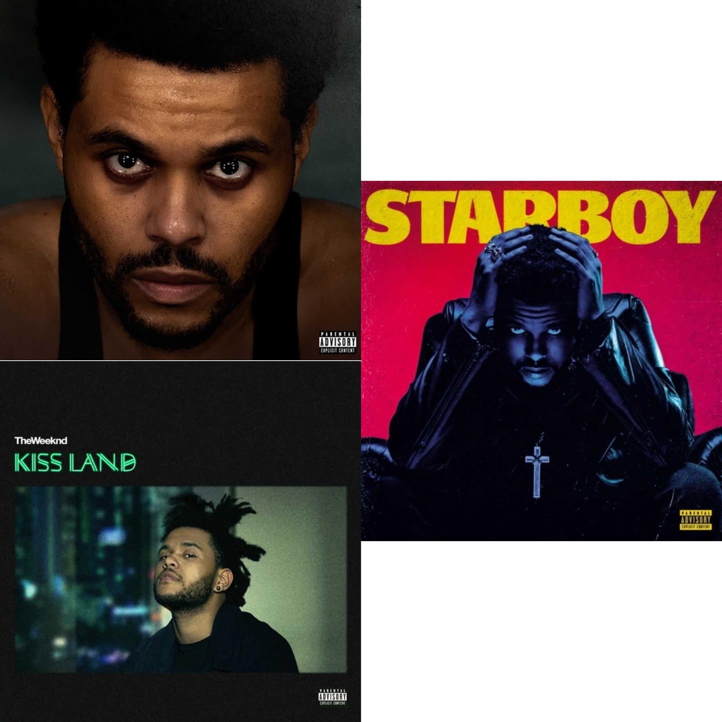 Hurry Up Tomorrow (X) & Kiss Land & Starboy (Ex)