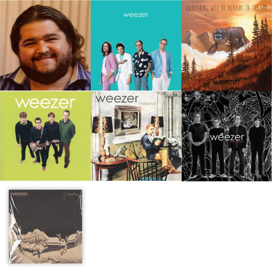 Hurley & Weezer: Teal Album & Everything Will Be Alright In The End & Weezer (Green Album) & Maladroit & Make Believe & Weezer (Red Album)