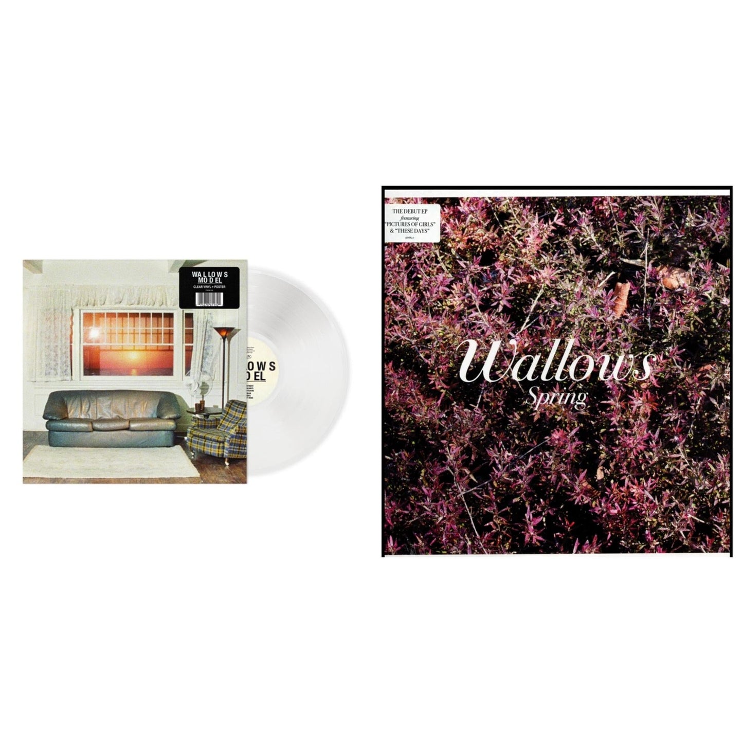 Model (Clear LP Vinyl) & Spring Ep (X) (Pink & Green LP Vinyl)