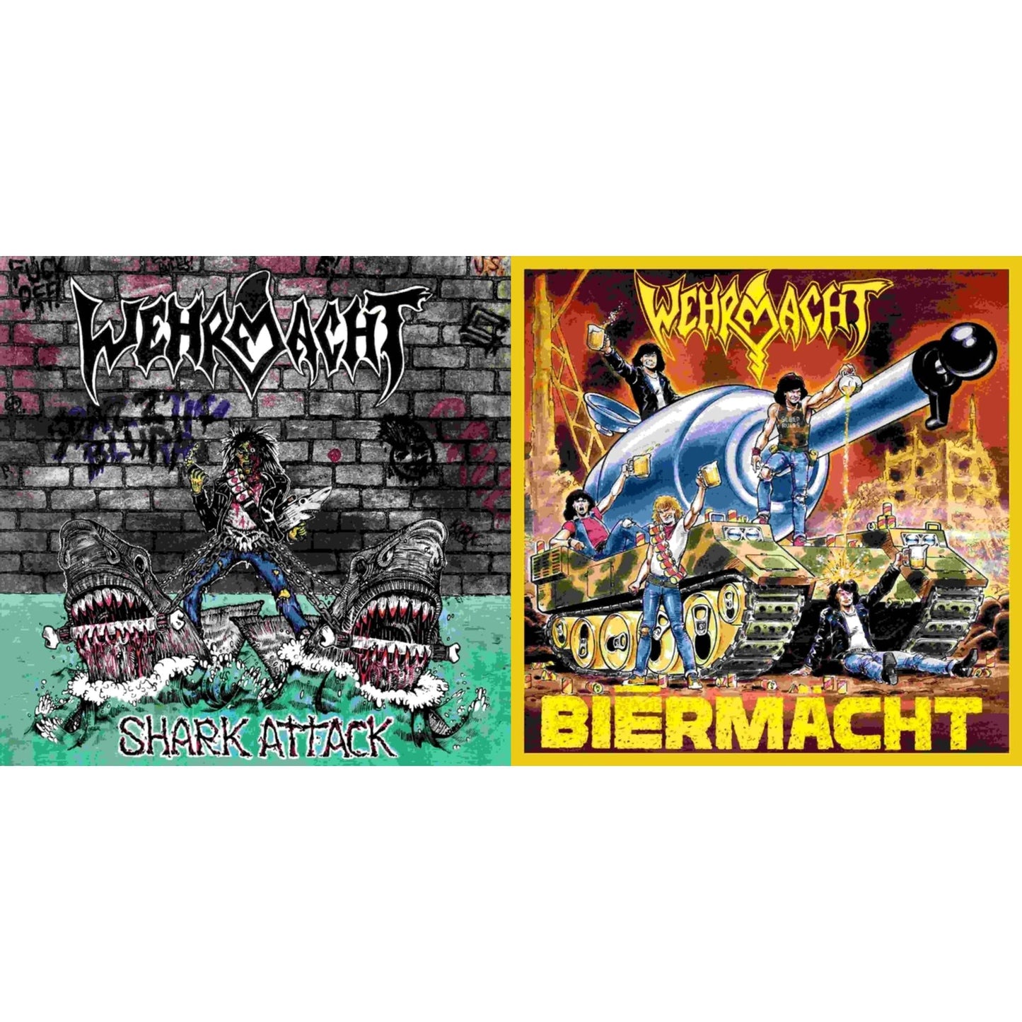 Shark Attack (2CD) & Biermacht (2CD)