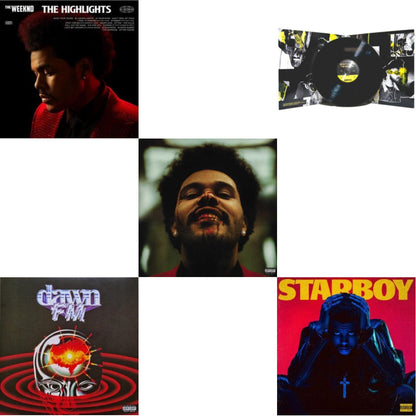 Highlights (2LP) & Dawn Fm (Version 2) (Translucent Silver LP Vinyl) & After Hours (X) (2LP) & Beauty Behind The Madness (X) & Starboy (2LP/Translucent Red Vinyl/Gatefold)