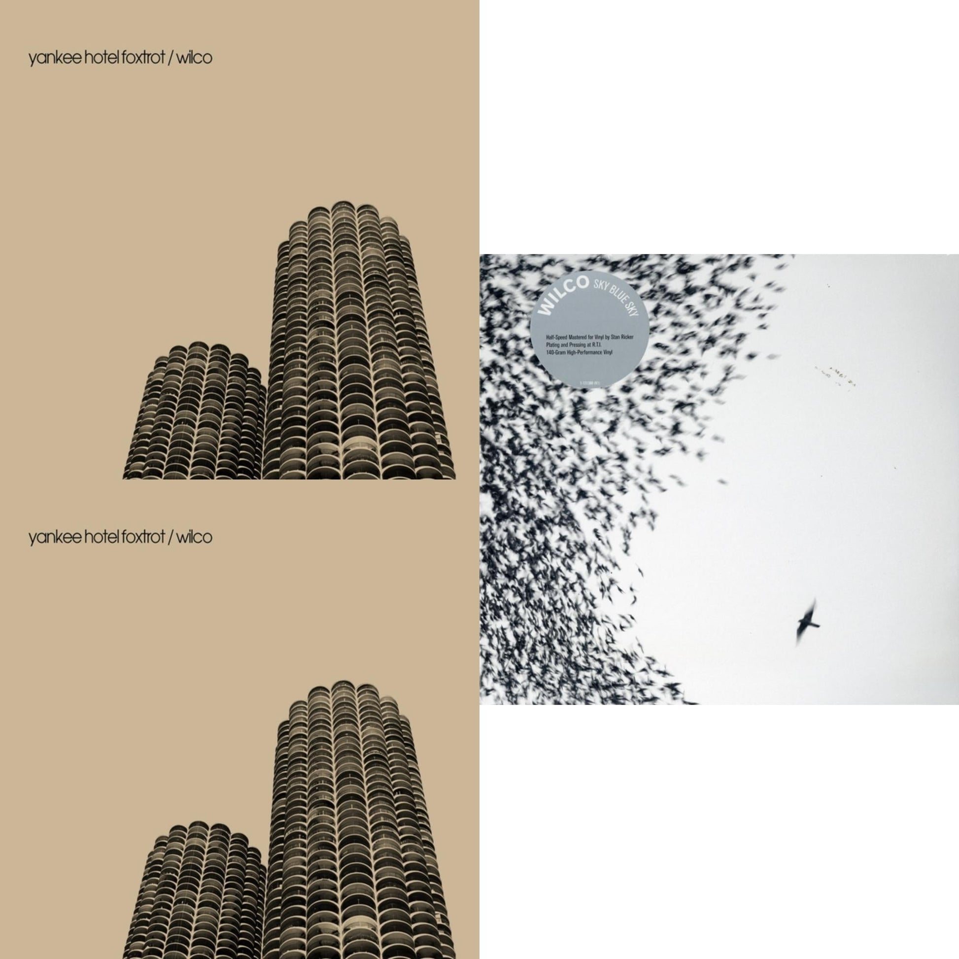 This is a 3 LP Vinyl SKU bundle.
1.This LP Vinyl is brand new.Format: LP VinylMusic Style: Alternative RockThis item's title is: Yankee Hotel Foxtrot (2022 Remaster/Creamy White Vinyl/2LP) (I)Artist: WilcoLabel: NONESUCHBarcode: 075597909951Release Date: 9/30/2022
2.