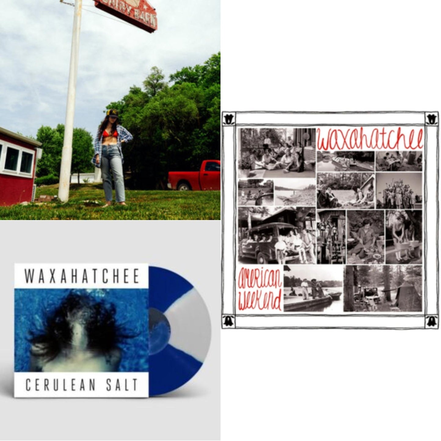 Tigers Blood & Cerulean Salt (Blue & Whte Quad LP Vinyl) & American Weekend (Black & Red Quad LP Vinyl)