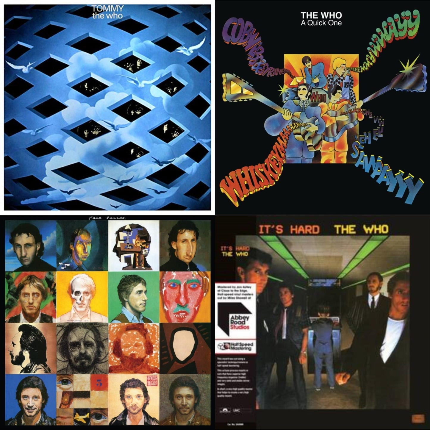 Face Dances (2LP/Color Vinyl) & Quick One (Half-Speed Master) & It's Hard (40Th An/2LP/Orange & Yellow Vinyl/Half-Speed)(Rsd) & Tommy